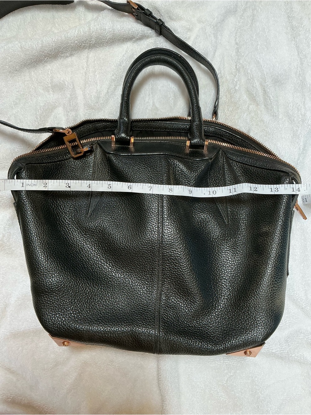 Alexander Wang Large Emile Black Leather Shoulder Bag - Picture 4 of 6
